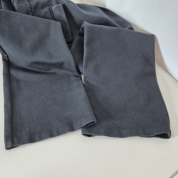 Theory Black Cotton Stretch Slim Trousers - Size 10 - Picture 11 of 16